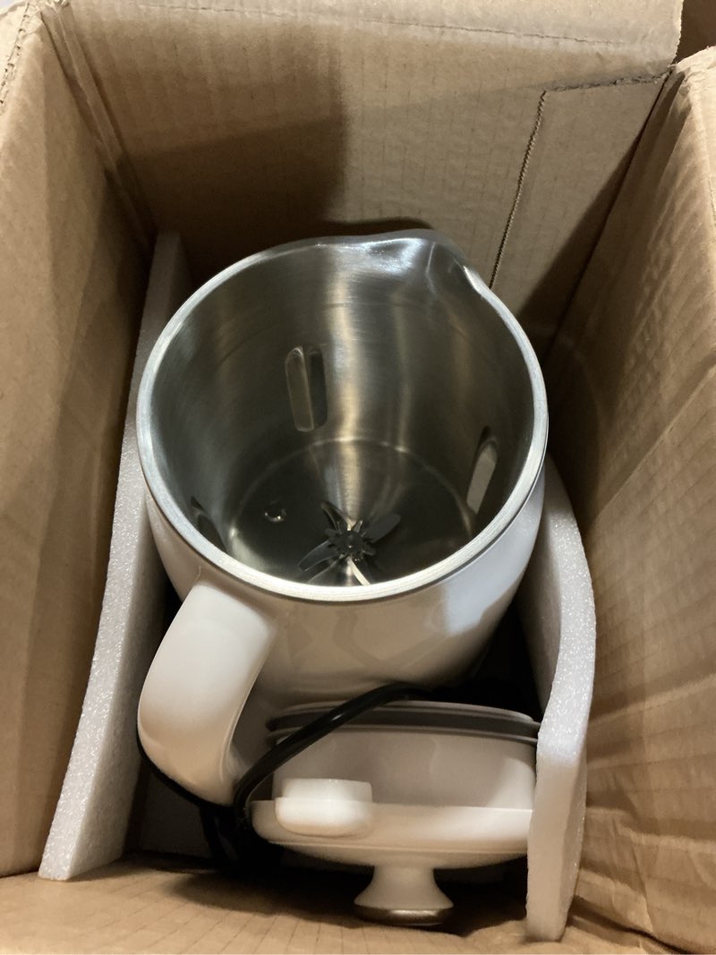 Condition photo showing Good Condition for 8 in 1 nut milk maker machine, 40oz automatic soy milk maker blender, homemade soy milk, almond milk, oat milk,juice, plant based and non dairy beverages, 12h delay start/keep warm/self cleaning white