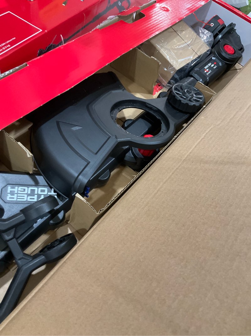 Condition photo showing Good Condition for hyper tough 12" 20v brushless cordless string trimmer with 20v max 2.0ah battery and charging cable