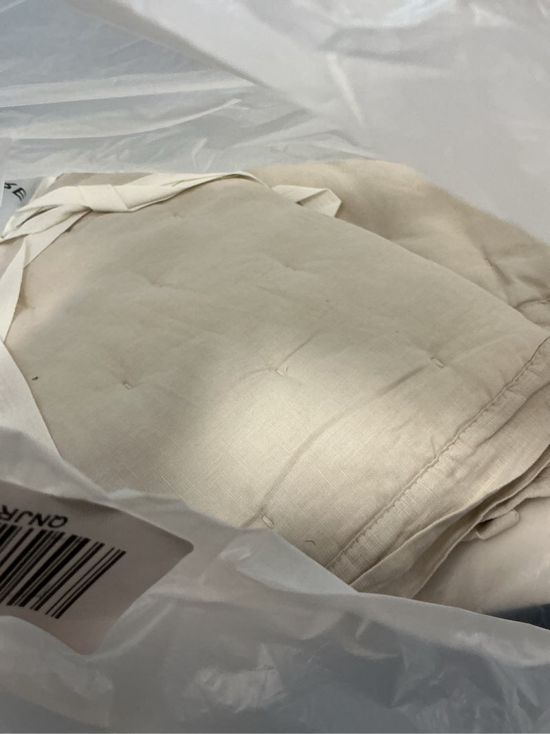 Condition photo showing Good Condition for european linen toddler dream quilt & sham set, one size, sand