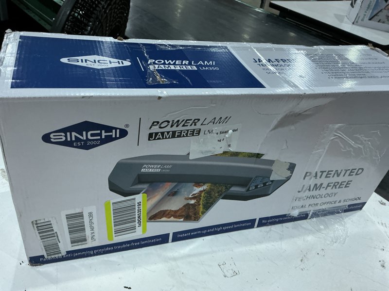 Condition photo showing Good Condition for sinchi 13" commercial laminator | 3–10 mil, 4-roller, 48s warm-up, 17s/sheet, heavy duty no-jam design, works with cardstock & dark prints, includes 10 sheets, ideal for office, school & business
