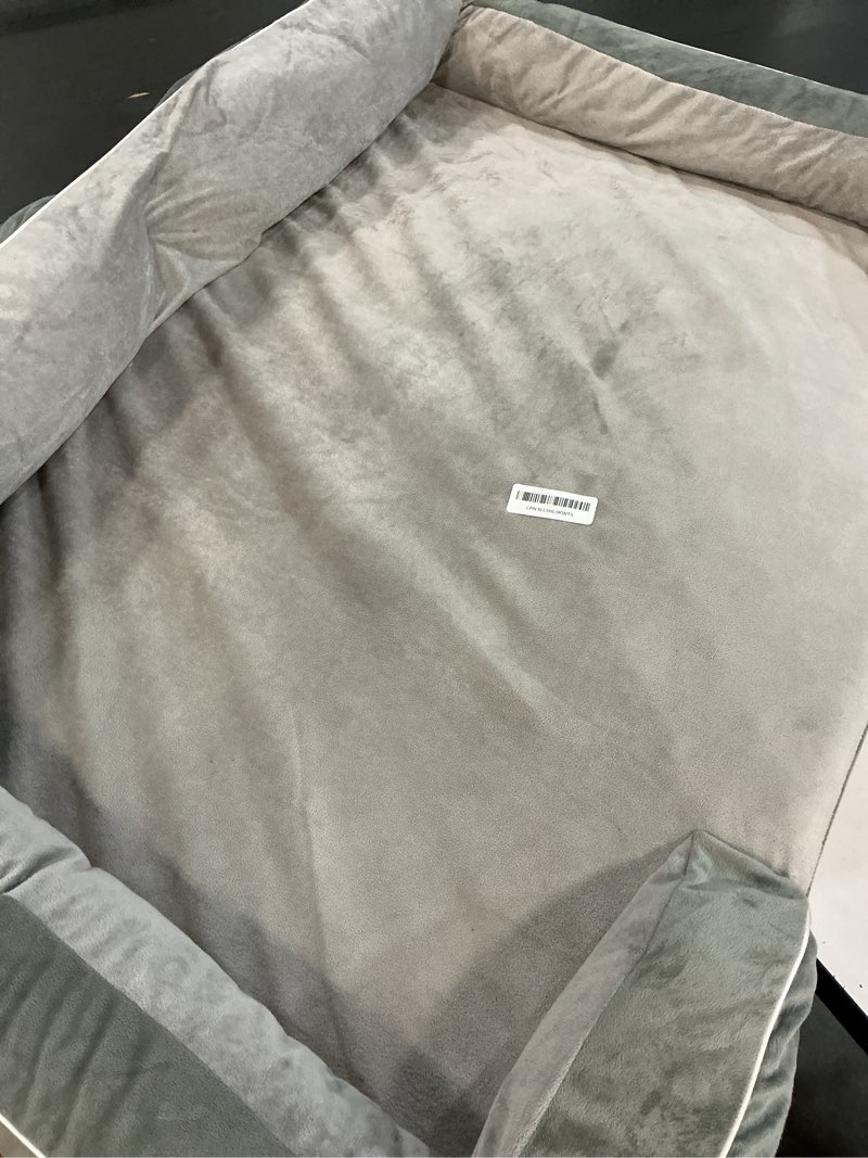 Condition photo showing Good Condition for Extra Large Dog Bed, Orthopedic Dog Bed with Cooling Gel Memory Foam, Waterproof XL Pet Bed with Removable Washable Cover, 42" Pet Sofa Couch Dutch Velvet with Bone Toy, Light Gray Light Grey X-Large(42"L x 30"W x 9.5"Th)