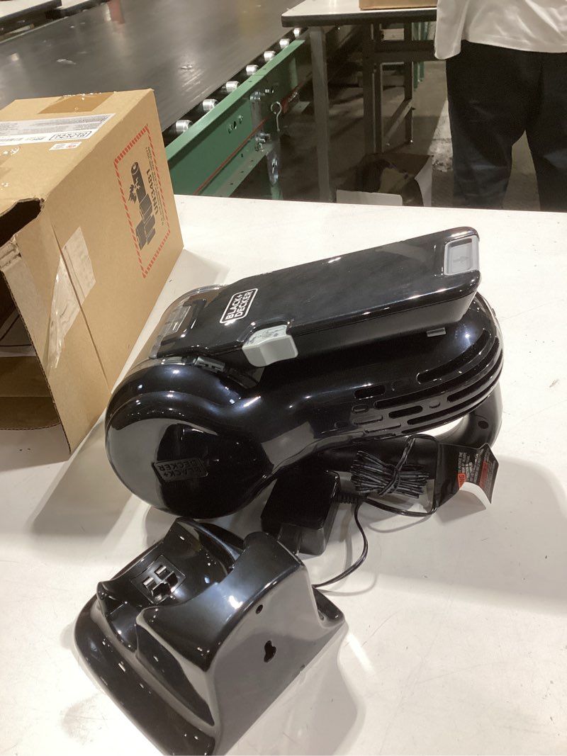 Condition photo showing Good Condition for BLACK+DECKER dust buster PIVOT VAC Handheld Vacuum Cordless, Car Vacuum Portable Rechargeable, Extendible Crevice Tool and 200 Degree Pivoting Nozzle, Strong Suction, Lightweight (BDH2000PL)