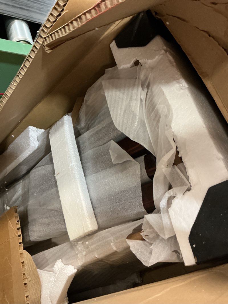 Condition photo showing Good Condition for Walnut Entryway Table with 1 Drawer Console Table for Entryway Entrance Table for Hallway, Living Room, Foyer, Easy Assembly (Legs Only), 13.77D x 34.64W x 30.7H in