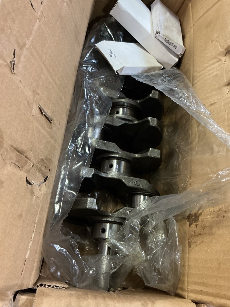 Condition photo showing As Is for 2.4l engine crankshaft and bearing kit compatible with 2010-2020 hyundai santa fe/santa fe sport sonata tucson, kia sportage sorento optima forte rondo 2.4 replace for ?23111-2g200 23111-2g230