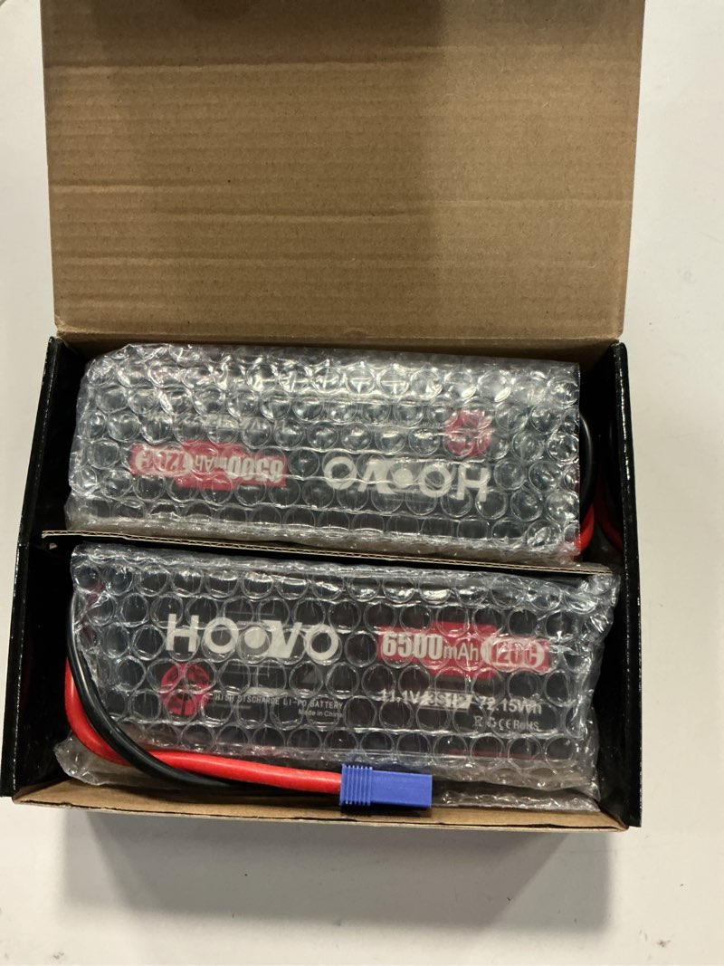 Condition photo showing Good Condition for hoovo 3s lipo battery, 11.1v 6500mah 120c rc battery pack,softcase with ec5 plug for rc car truck buggy crawler airplane boat rc vehicle,2packs