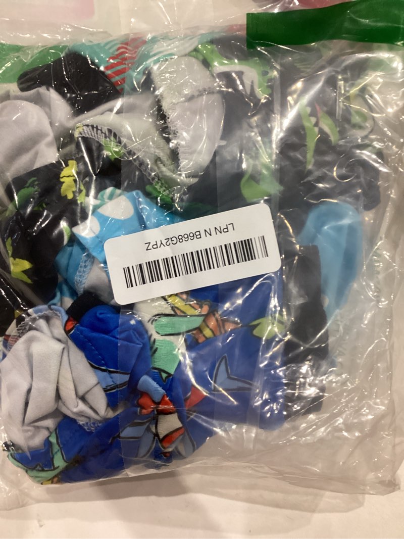 Condition photo showing Good Condition for pet show 4 pack small dog pajamas for boy doggies dinosaur shark soft stretchy pjs plaid jumpsuit puppy cats paw onesies outfits with sleeve pets breathable summer clothes costume m blue medium