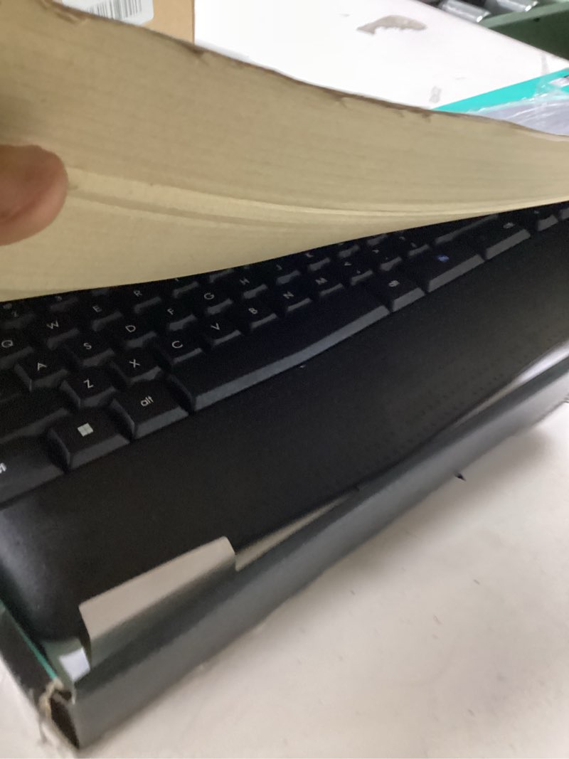 Condition photo showing Good Condition for logitech mk345 wireless combo with full-size keyboard and right-handed mouse -