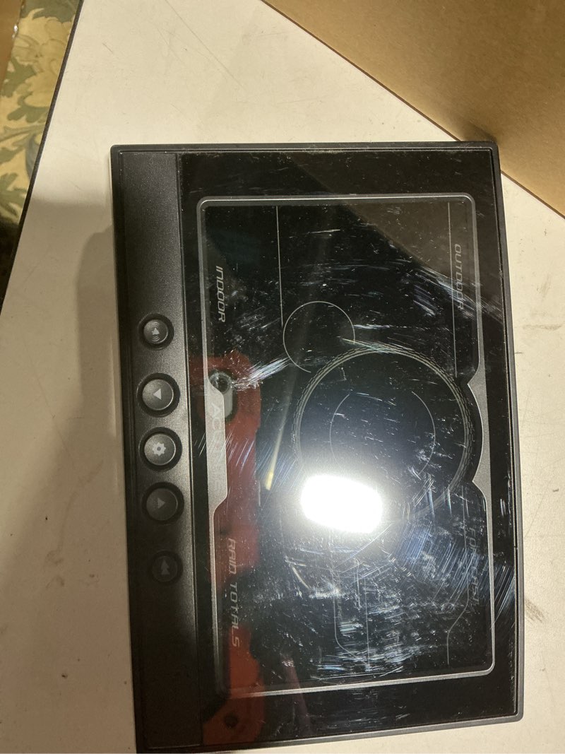 Condition photo showing As Is for AcuRite Iris (5-in-1) Home Weather Station with Direct-to-Wi-Fi Wireless Display and Alerts for Remote Monitoring Indoor/Outdoor Temperature and Humidity with Wind Speed/Direction (01544M) Wi-Fi Connection to My AcuRite