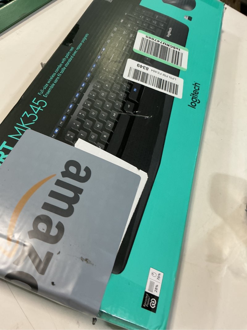 Condition photo showing Good Condition for Logitech MK345 Wireless Combo with Full-Size Keyboard and Right-Handed Mouse -