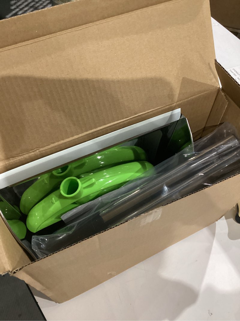 Condition photo showing Good Condition for Soft Bristles Broom and Dustpan Set,Metal Dustpan with Indoor Broom, Green Angle Broom with Stand Up Dustpan for Hardwood Kitchen Floor Sweeping Indoor Broom with Dustpan