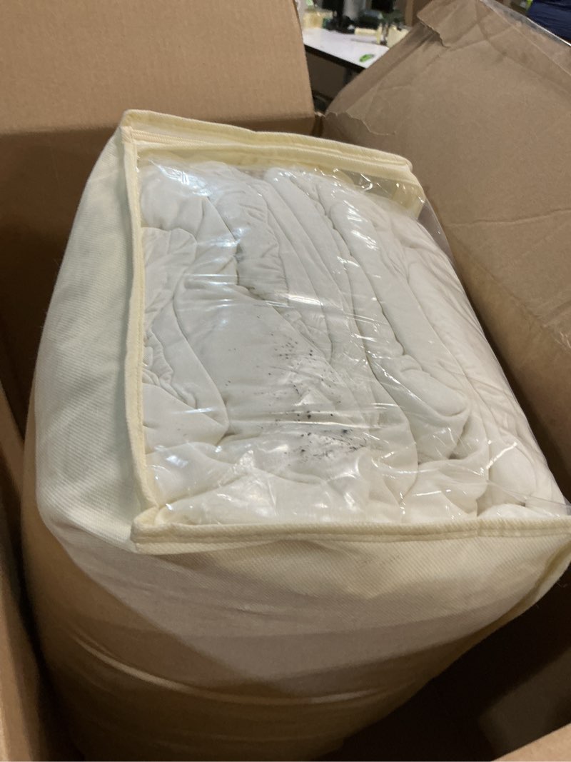 Condition photo showing Good Condition for 8pk Spandex Ivory Tablecloths for 6 Foot Rectangle Tables, Stretch Table Cloths 6ft Fitted Table Cover Desk Skirt for Parties Weddings Birthday Banquet Baby Shower Ivory 6FT(8pack)