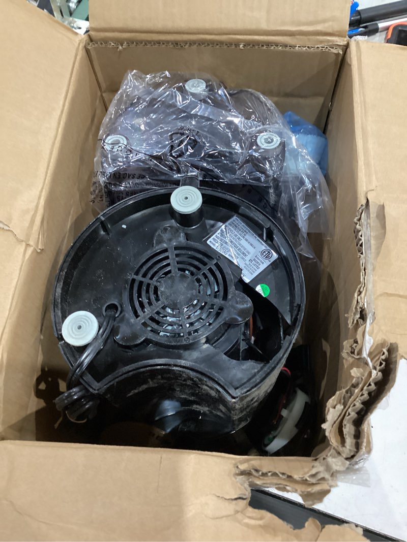 Condition photo showing As Is for hamilton beach juicer machine, big mouth 3” feed chute for whole fruits and vegetables, easy to clean, centrifugal extractor, vegetable & fruit juicer, bpa free, 800w motor, black black 800w motor