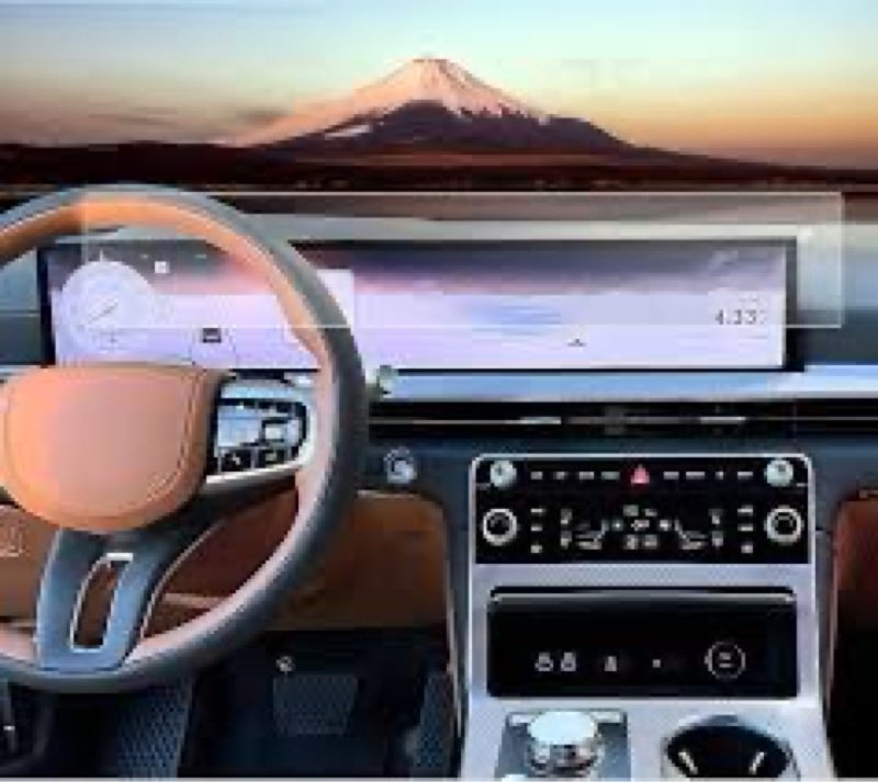 SXCY for 2025 Genesis GV80 G80 Screen Protector 27 Inch 2025 GV80 G80 Accessories (Prestige) Navigat