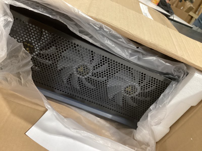 Condition photo showing Good Condition for gamdias atx mid tower computer pc case with tempered glass, 4x 120mm argb pwm fans gaming case, support up to 6x 120mm fans, 360mm aio/radiator, 260mm gpu/vga, 160mm cpu air cooler aura gc2 e a