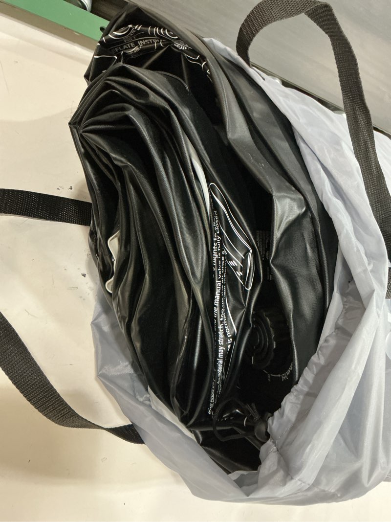 Condition photo showing As Is for Queen Air Mattress with Built-in Pump, 18" Raised Comfort, 48Hr Leak-Proof Test, Upgraded Honeycomb Pillar Design, Supports 800 lbs, 3-Min Inflation-Inflatable Bed for Home Guests & Camping Queen 18in