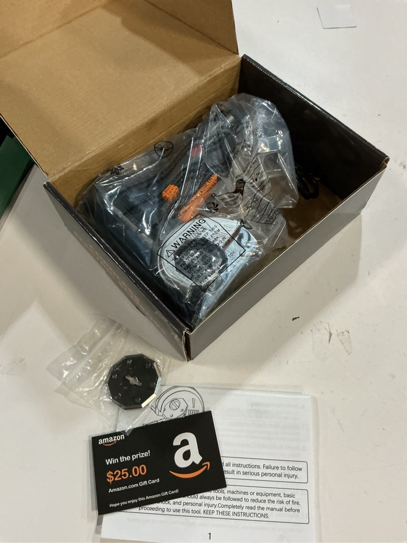 Condition photo showing Good Condition for 2026 Upgraded Cordless Electric Scissors - Larger 1.84" Tungsten Blade, Wider Opening, 320 RPM, 1/3" Max Thickness, 3-Speed & LED Display, Cardboard Cutter Designed for Cardboard box, Black 4V-320RPM (2 Blades-1.84" included)