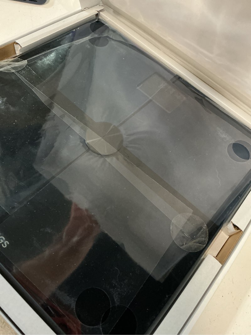 Condition photo showing Good Condition for withings body smart - accurate scale for body weight and fat percentage, body composition wi-fi and bluetooth weight scale, baby weight scale, smart scale apple health compatible, bathroom scale black body smart