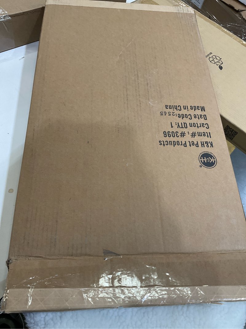 Condition photo showing Good Condition for K&H Pet Products Kitty Sill Cat Window Perch for Large Cats, Orthopedic Window Hammock Bed Holds 40LBS, Washable Cover, Kitty Windowsill Bed Seat for Indoors - Cream Fleece, Unheated, 14 X 24in Fleece Unheated