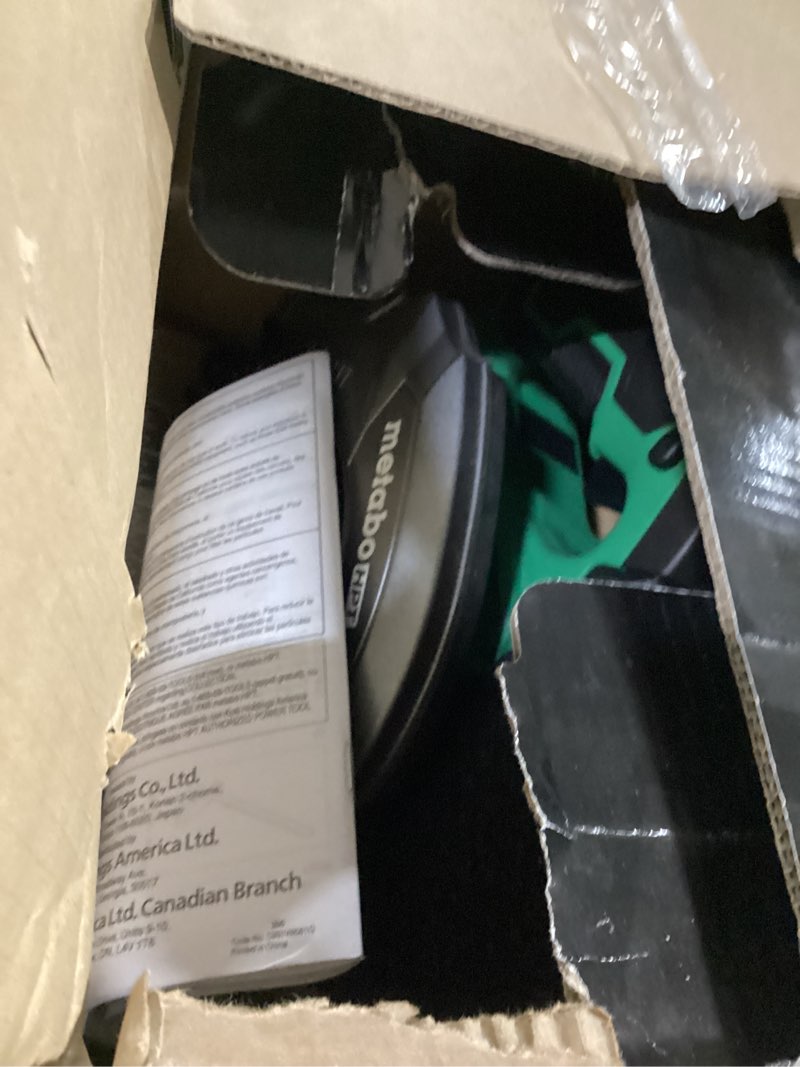 Condition photo showing Good Condition for metabo hpt 36v multivolt™ circular saw, 7-1/4-inch, torque boost technology, tool body only, optional ac adapter available, c3607dbq4