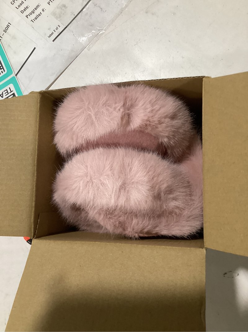 Condition photo showing New/Like New for Tavaleu Ear Muffs for Winter Women, Foldable Fuzzy Earmuffs Faux Fur Warm Ear Warmers Covers Cold We
