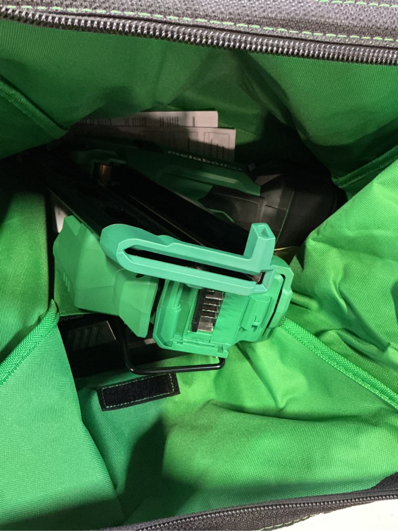 Condition photo showing As Is for metabo hpt multi-volt 3-1/2-in 30 -degree cordless clip head/roundhead framing 6022264
