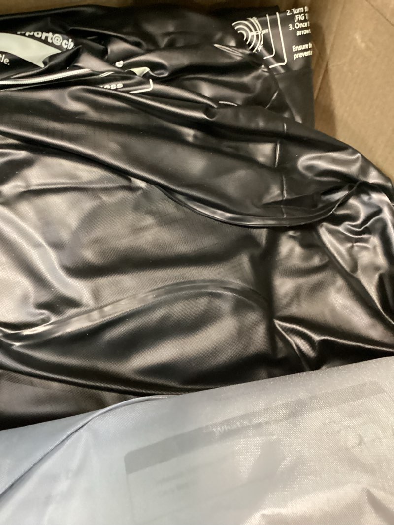Condition photo showing Good Condition for queen air mattress with built-in pump, 18" raised comfort, 48hr leak-proof test, upgraded honeycomb pillar design, supports 800 lbs, 3-min inflation-inflatable bed for home guests & camping