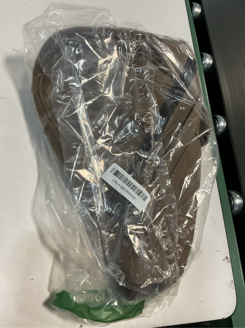 Condition photo showing New/Like New for kl928 sling bag - small crossbody backpack shoulder casual daypack rucksack for men women 6881m-brown