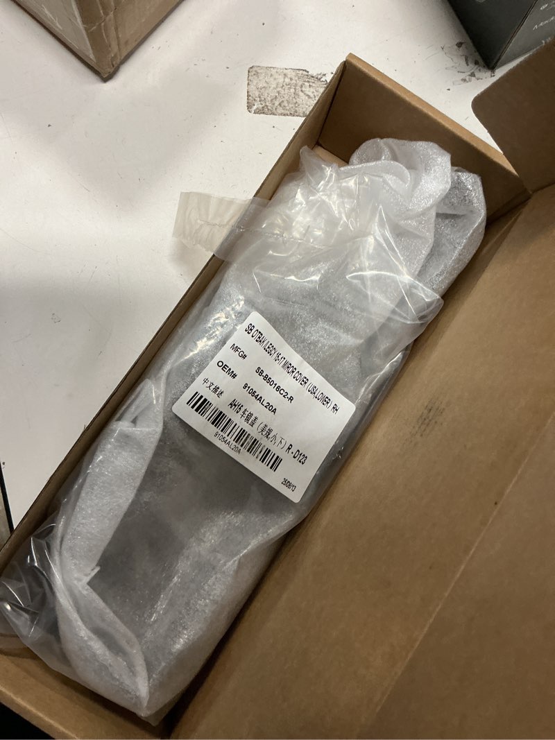 Condition photo showing Good Condition for Yumzeco 1PC Compatible with Subaru Mirror Bottom Cover Outback/Legacy 2015 2016 2017, Replace for 91054AL20A Driver Side Outback/Legacy Mirror Lower Cover Replacement-Left Left Driver Side