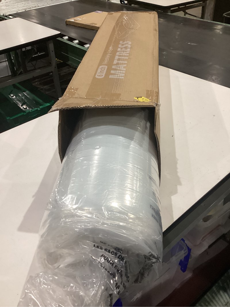 Condition photo showing New/Like New for egohome 6 inch twin mattress for kids, memory foam mattress with cooling green tea gel, relieve pressure with medium firm support, certipur-us certified, 75''l x 38''w, white medium firm 6.0 inches twin