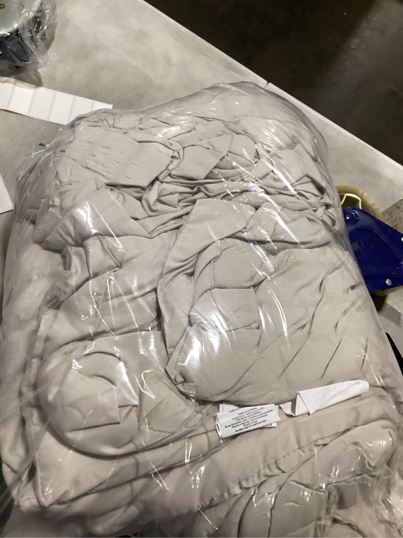 Condition photo showing New/Like New for cozylux full size comforter sets with sheets seersucker 7 pieces beige bed in a bag textured luxury soft bedding set with down alternative comforter, sheets, pillowcases & shams for all seasons beige full