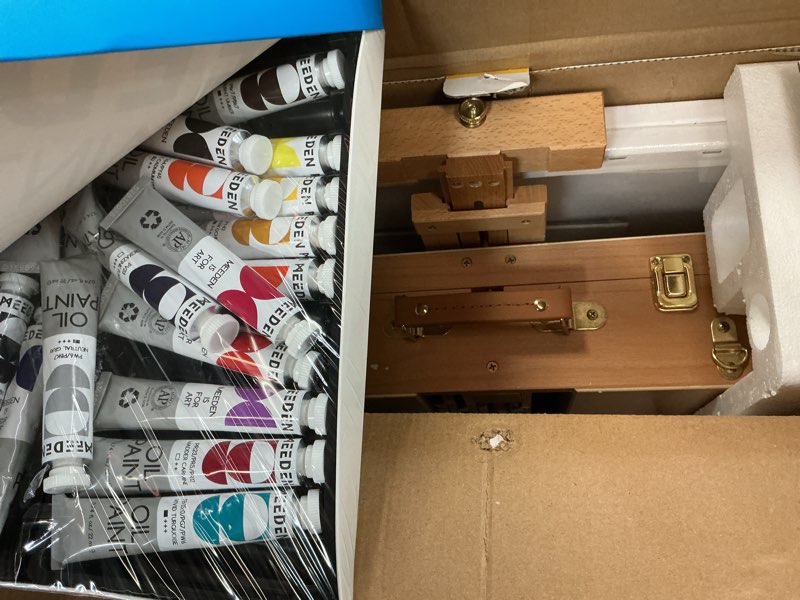 Condition photo showing New/Like New for meeden bm-0032 all-tech painting set with french easel