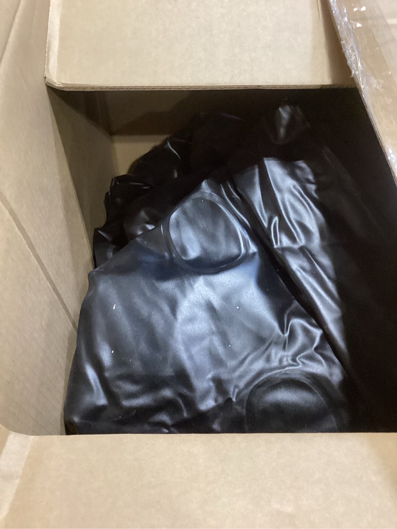 Condition photo showing As Is for king koil luxury california king size air mattress with built-in high-speed pump best for home, camping & guests, 20" double high airbed adjustable blow up mattress, waterproof, 1-year warranty black california king 20"