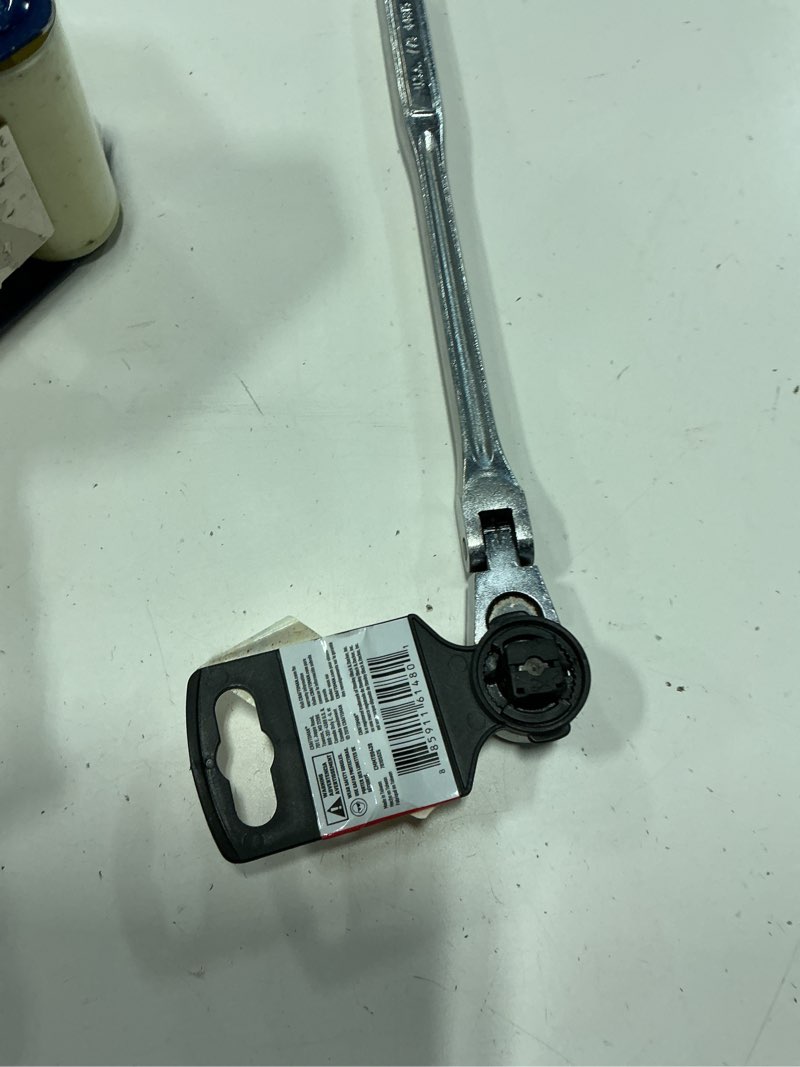 Condition photo showing As Is for craftsman 72-tooth 3/8-in drive chrome handle flexible head ratchet