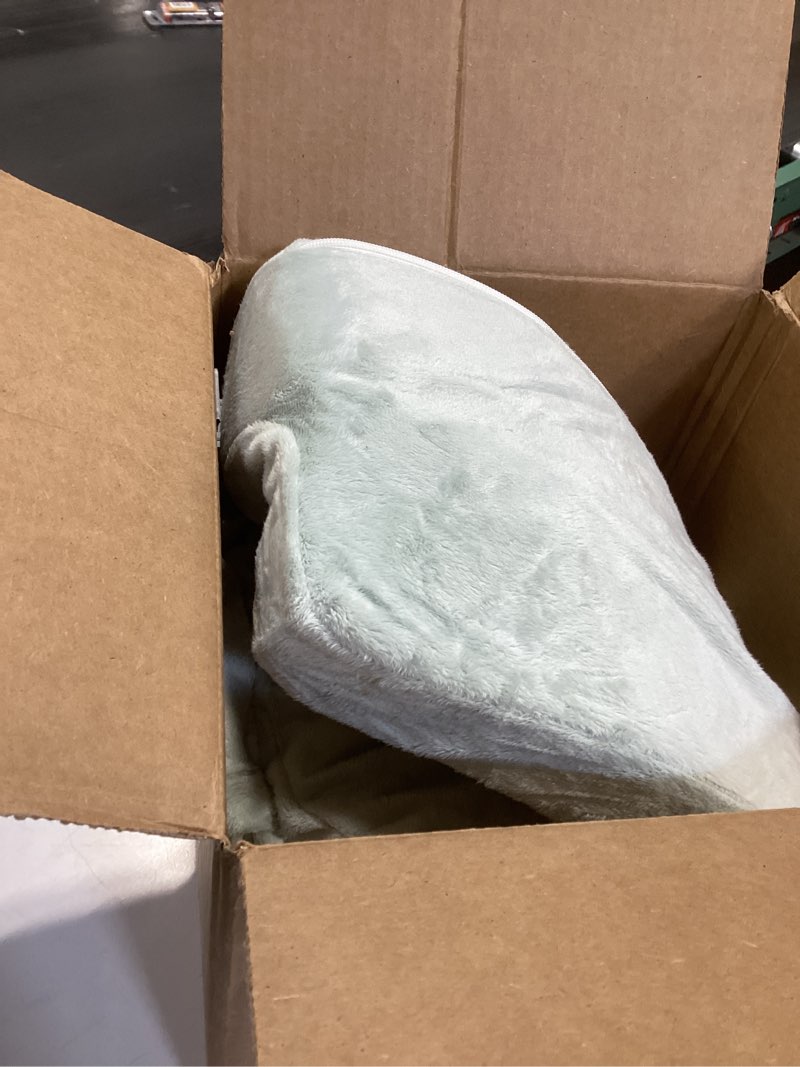 Condition photo showing Good Condition for My Brest Friend Super Deluxe Nursing Pillow - Enhanced Comfort & Ergonomic Breastfeeding Pillow for Ultimate Support For Mom & Baby - Adjustable and with Handy Side Pocket, Platinum Platinum Super Deluxe