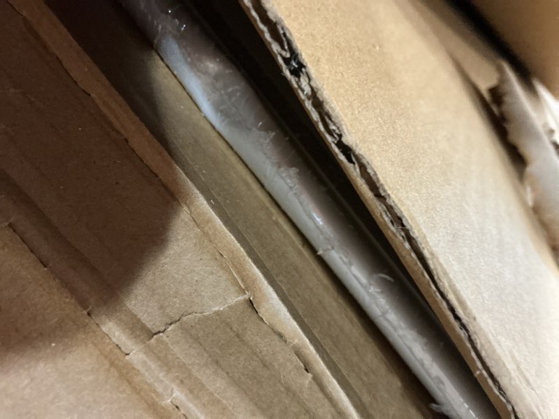 Condition photo showing As Is for amazon basics magnetic whiteboard/dry erase board, 36 x 48-inch, aluminum frame, silver/white silver/white 36 x 48-inch