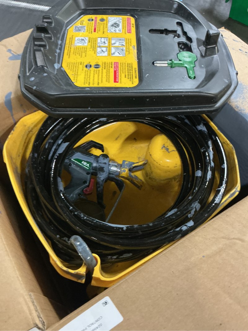 Condition photo showing As Is for control pro 130 hea stand paint sprayer
