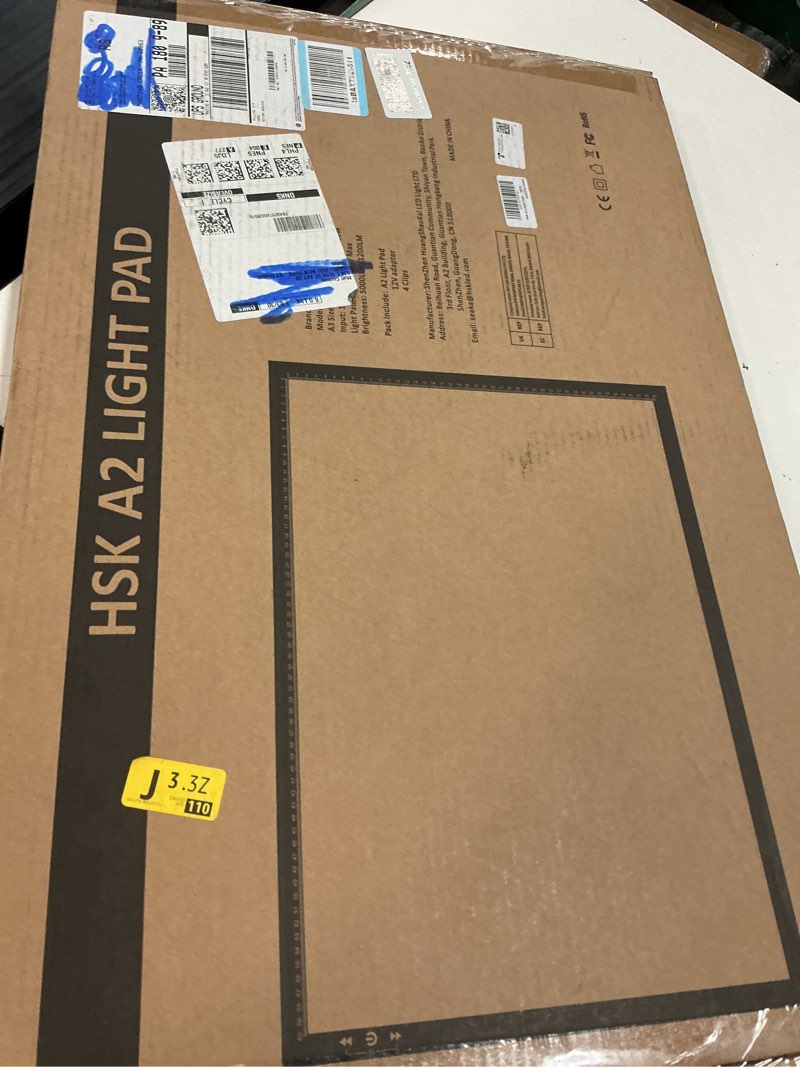 Condition photo showing New/Like New for hsk a2 led artist tracing light box copy table, adjustable high brightness light pad for tatto drawing, sketching, animation,diamond painting accessories