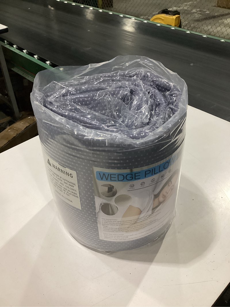 Condition photo showing New/Like New for king size bed wedge pillow for mattress seam filler/bed cushion/bedrest/bed storage, reasonable decoration for your room and comfortable experience.?grey?