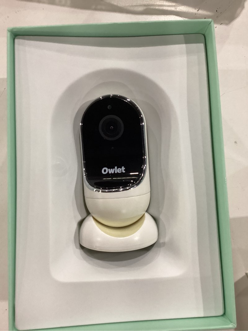 Condition photo showing New/Like New for Owlet Cam 2 (Gen 2) Smart Baby Monitor – HD Video Camera with Night Vision, 4X Zoom & Wide-Angle View, Two-Way Talk, Sound & Motion Alerts, Temp & Humidity Sensor, Encrypted WiFi | White