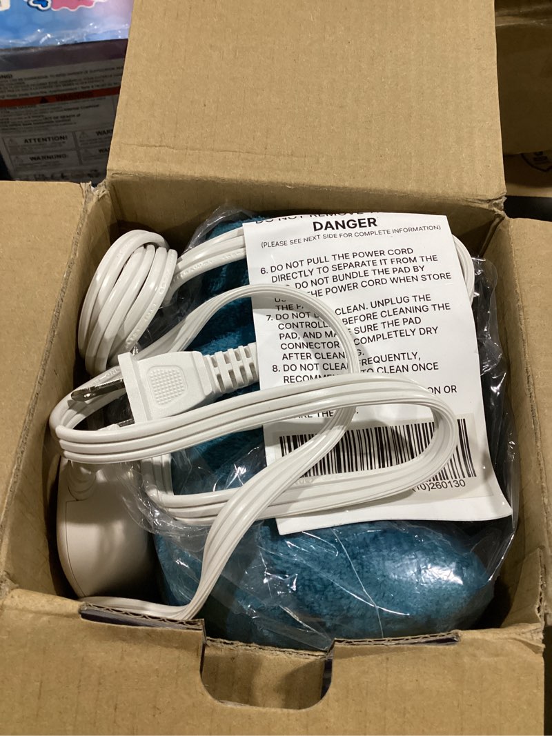 Condition photo showing Good Condition for renpho electric heating pad for back, mothers day gifts & birthday gifts for mom dad women men, fsa eligible & hsa store, neck and shoulder heat pad, fast heating, 24"x33", etl certified, blue 24"x33" blue