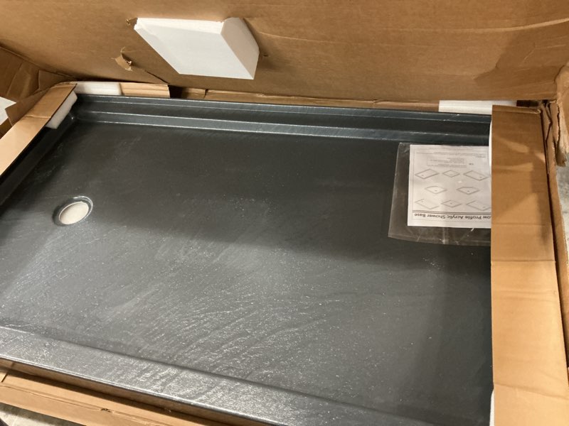 Condition photo showing New/Like New for Low profile acrylic shower base