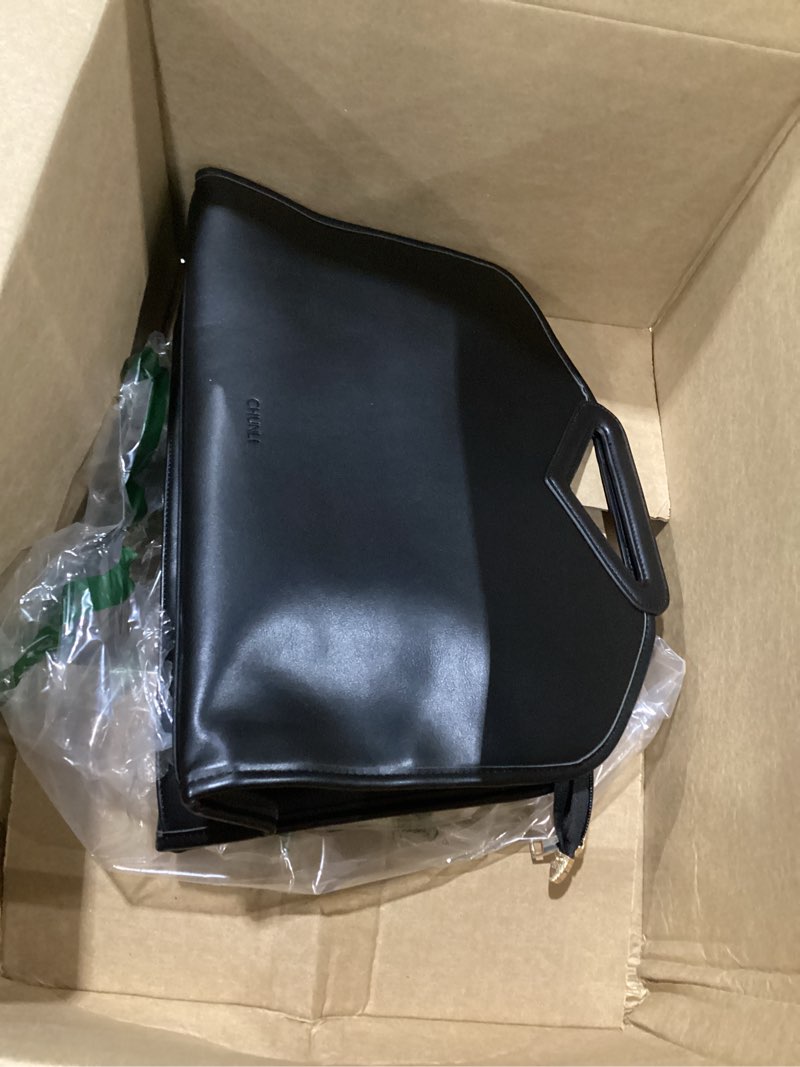 Condition photo showing Good Condition for chunli 16 inch laptop bag for women, waterproof tote computer bag for work business, pu leather briefcase purses handbag black