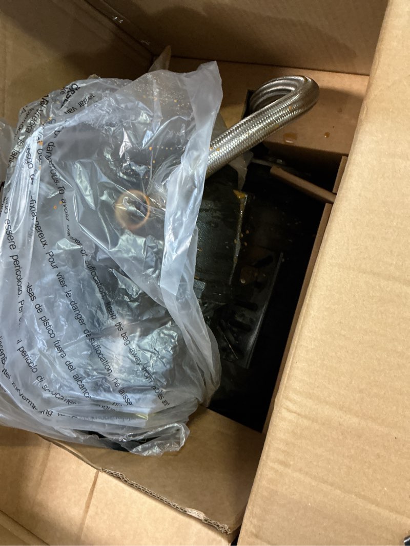 Condition photo showing As Is for mastercraft 1/2-hp shallow well electric jet pump