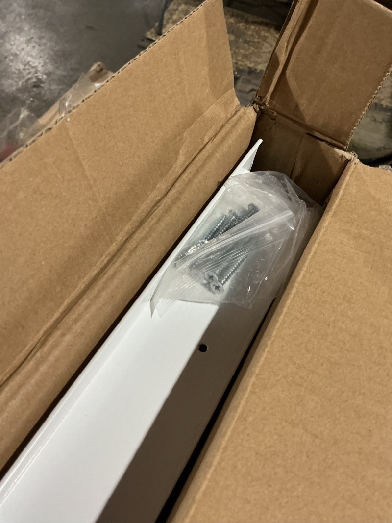 Condition photo showing As Is for linear bar air grille 16" x 8", aluminum air supply/return grilles,easy air flow,removable grille/door-hvac air vent cover,white[outer dimensions: 16.8"w x 8.8"h]