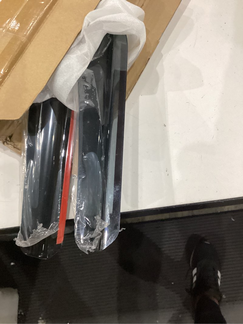 Condition photo showing Good Condition for xipoo side window visor deflector compatible with 2022-2025 nissan frontier crew cab visor trim cover side window deflector replacement for 2022 2023 2024 2025 nissan frontier accessories
