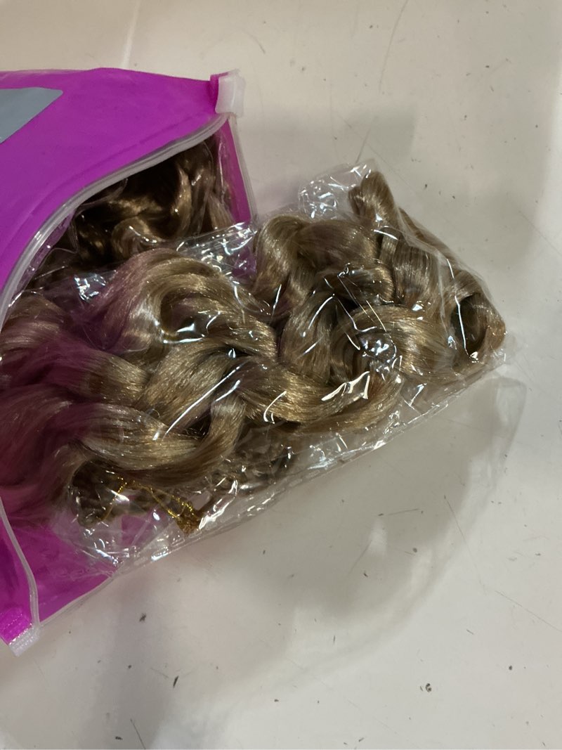 Condition photo showing New/Like New for pre looped gogo curl crochet hair, 18 inch, 8 packs, 27/613 | curly crochet hair for black women, prelooped deep wave, synthetic water wave braids, bohemian braiding hair 27/613 18 inch(8 packs)