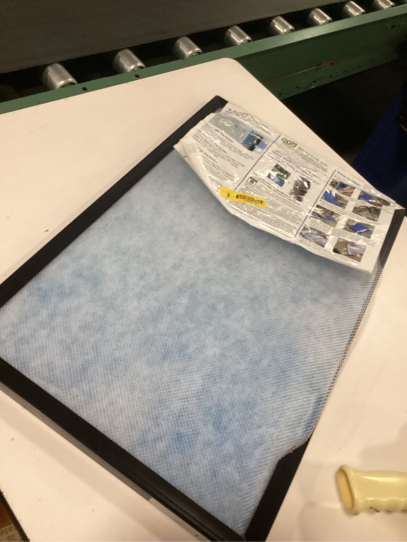 Condition photo showing As Is for 16 x 25 x 1 Purafilter 2000 ECO Washable Air Filter FPR4 Reusable USA ( similar 