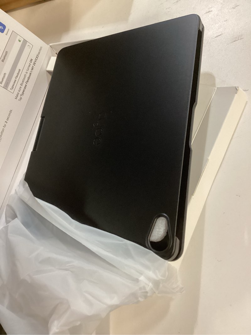Condition photo showing New/Like New for typecase Touch Keyboard Case with Trackpad for iPad Air 11-inch (M3 2025 / M2 2024): 360°Rotatable - 11 Colors Backlight - Wireless Keyboard with Pencil Holder for iPad Air 5th & 4th Gen,Black