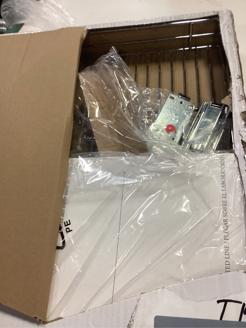 Condition photo showing New/Like New for HOLDN’ STORAGE Pull Out Cabinet Organizer, Heavy Duty Caddy w/Lifetime Limited Warranty -24”W x 21”D - Requires At Least 25-1/4” Cabinet Opening, Steel Metal Cabinet Drawers Slide Out, Chrome 24"W x 21"D