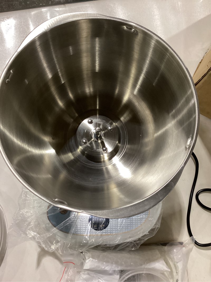 Condition photo showing As Is for Dough Maker with Ferment Function 7.4Qt Large Capacity Dough Mixer,Commercial&Household Bread Mixer  Missing dough hook